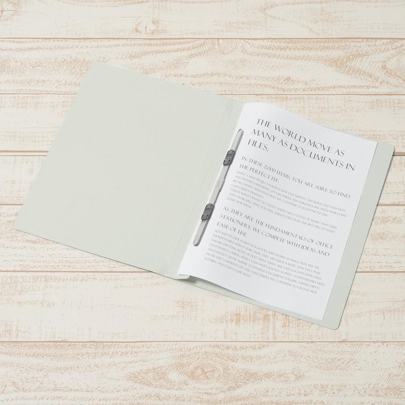 プラス(PLUS)エコノミー フラットファイル 30冊パック A4-S 150枚とじ グレー NO.021E*3 79-359*3 | PLUS | 03