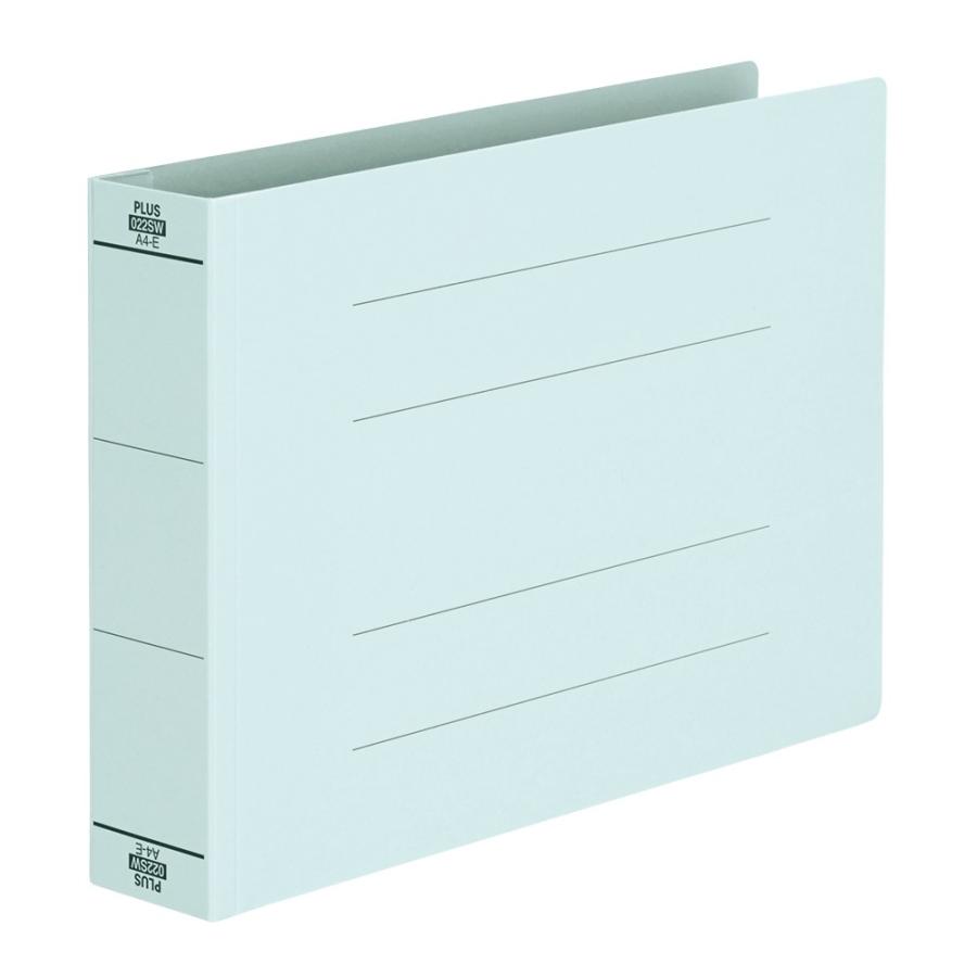 プラス(PLUS) フラットファイル 厚とじ A4-E 500枚とじ ブルー NO.022SW 87-995 | PLUS