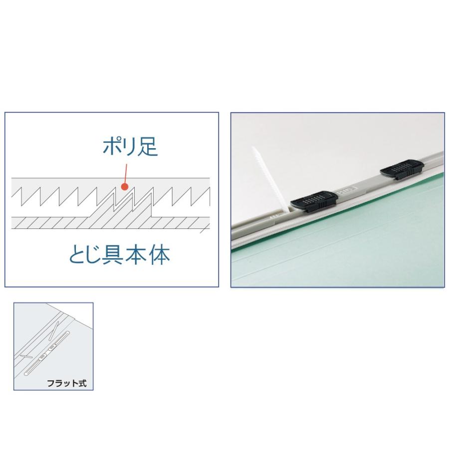 プラス(PLUS)フラットファイル 産業廃棄物管理表（マニフェスト）用 180枚とじ ブルー NO.072N 10冊パック　89-115 | PLUS | 01