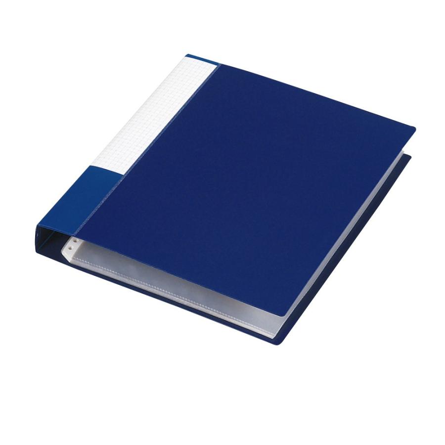 プラス(PLUS) リングファイル スーパーエコノミー 2穴 A4-Sワイド 210枚とじ ネイビー FC-101RW 84-621 | PLUS | 02