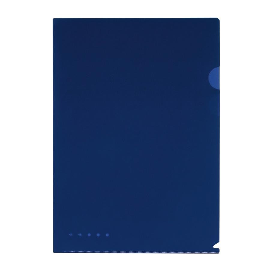 プラス(PLUS)ブラインドホルダー 不透明ホルダー A4 ブルー FL-109CH 10冊パック　88-491 | PLUS