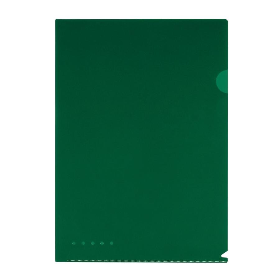 プラス(PLUS)ブラインドホルダー 不透明ホルダー A4 グリーン FL-109CH 10冊パック　88-492 | PLUS