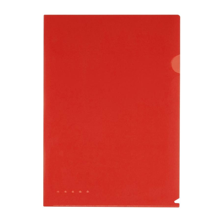 プラス(PLUS)ブラインドホルダー 不透明ホルダー A4 レッド FL-109CH 10冊パック 88-494 | PLUS