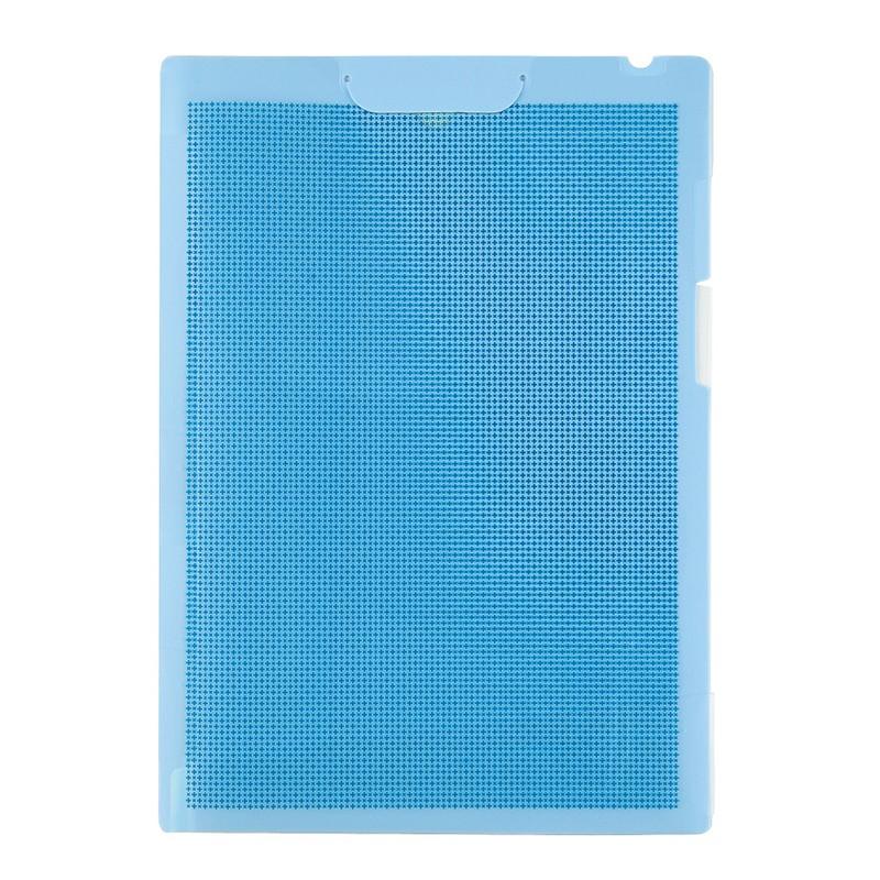 プラス(PLUS) カモフラージュ クリップ付ボードホルダー A4 ブルー FL-130CH 　89-481 | PLUS