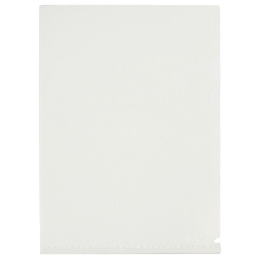 プラス(PLUS)クリアーホルダー 仕切リ付 3ポケット A4サイズ対応 ホワイト FL-111CH 10冊パック　88-235 | PLUS
