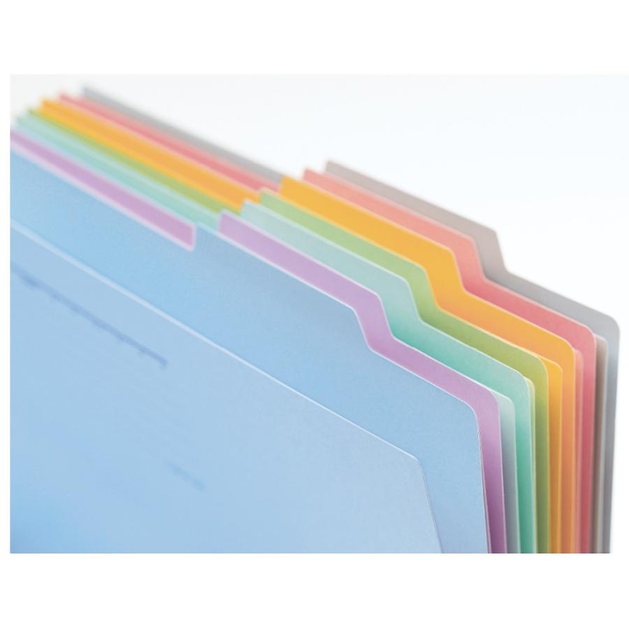 プラス(PLUS) 個別フォルダー A4-E 5色アソートパック 10冊入り FL-061IF-AP　87-120 | PLUS | 01