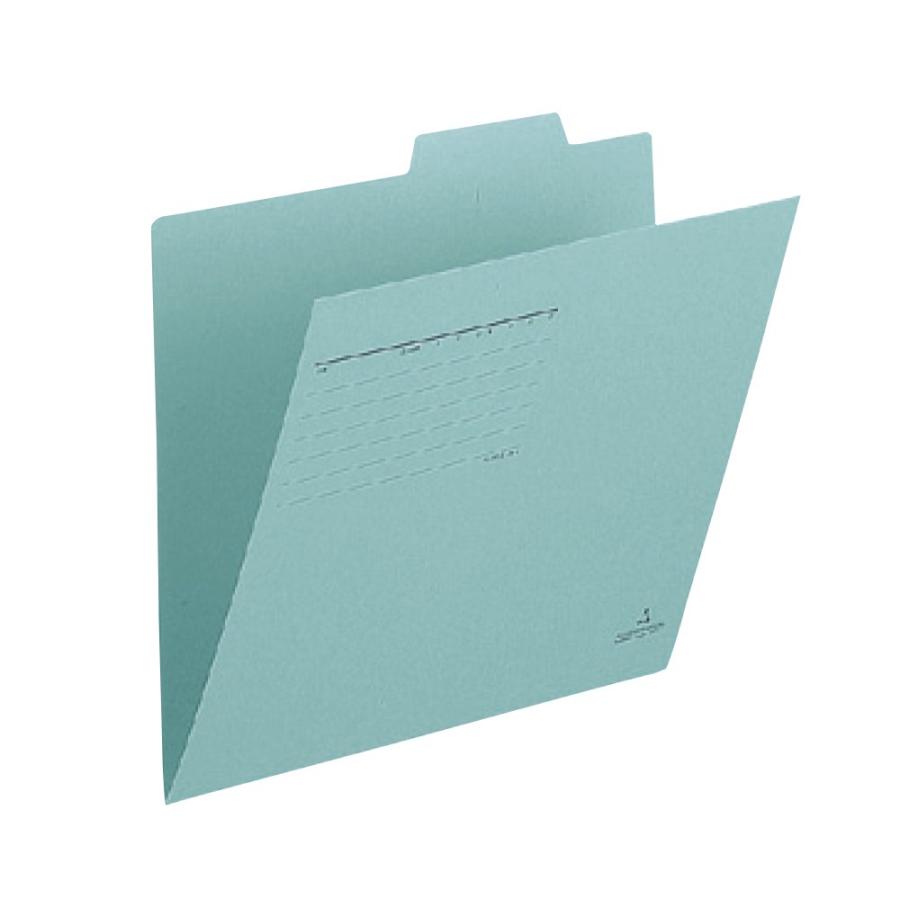 プラス(PLUS)個別フォルダー 古紙パルプ配合率95%再生紙 A4-E グリーン FL-001IF 10セット　87-834 | PLUS