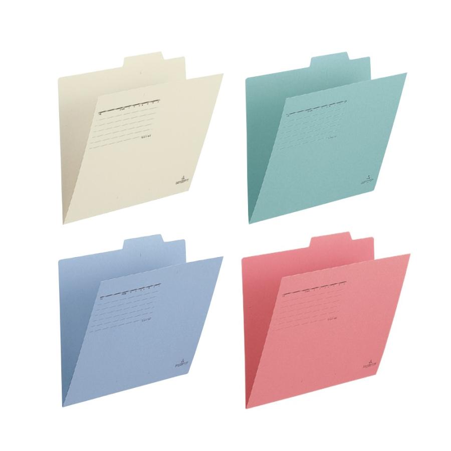 プラス(PLUS)個別フォルダー 古紙パルプ配合率95%再生紙 A4-E グリーン FL-001IF 10セット　87-834 | PLUS | 02