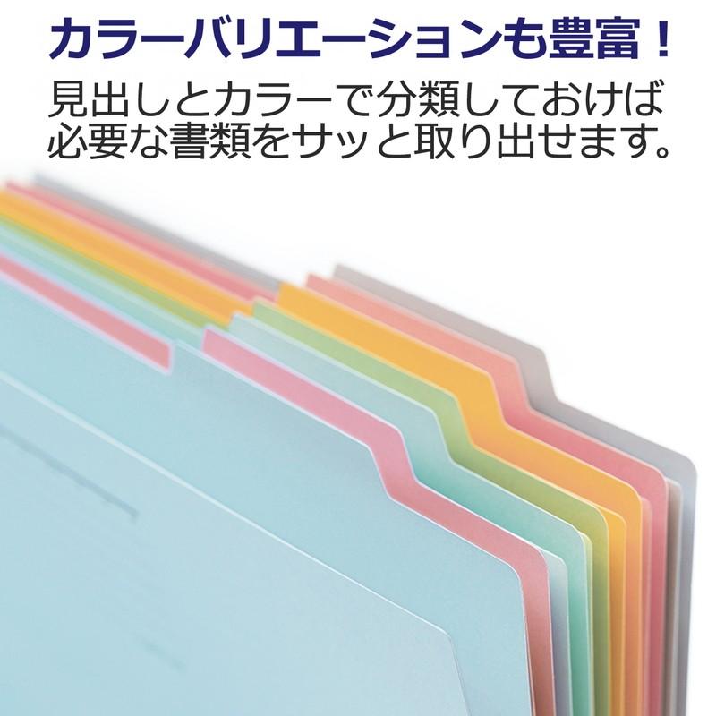 プラス(PLUS) 個別フォルダー エコノミー A4-E 50枚入 ロイヤルブルー FL-082IF　87-432 | PLUS | 06