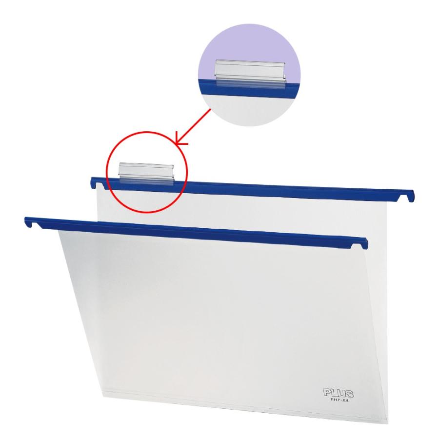 プラス(PLUS) ハンガーフォルダー PP製 A4 ブルー PHF-A4 10セット　34-002 | PLUS | 01