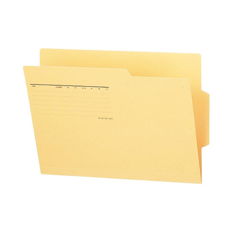 プラス(PLUS) 個別フォルダー ラテラルファイリングサプライズ A4 イエロー FL-061RIF 10セット　87-467 | PLUS