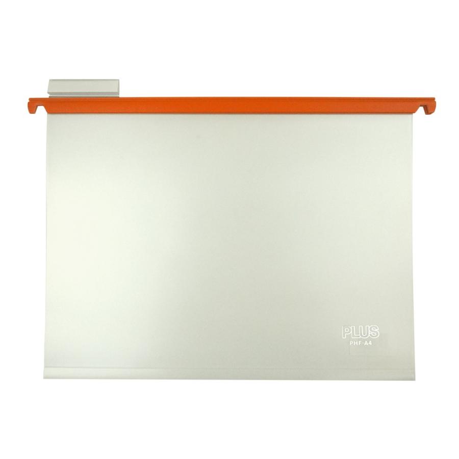 プラス(PLUS) ハンガーフォルダー PP製 A4 オレンジ PHF-A4 10セット　34-004 | PLUS