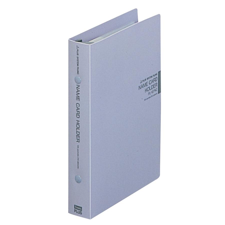 プラス(PLUS) 名刺ホルダー 差替えタイプ 210枚収容 ブルー FL-107NC 84-244 | PLUS