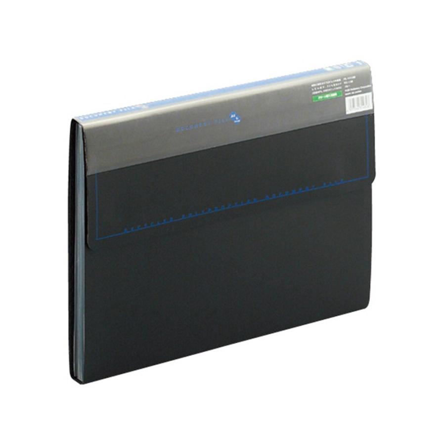 プラス(PLUS)ドキュメントファイル 再生PPファイル A4-S 6ポケット ブルー FL-121DE　92-136 | PLUS