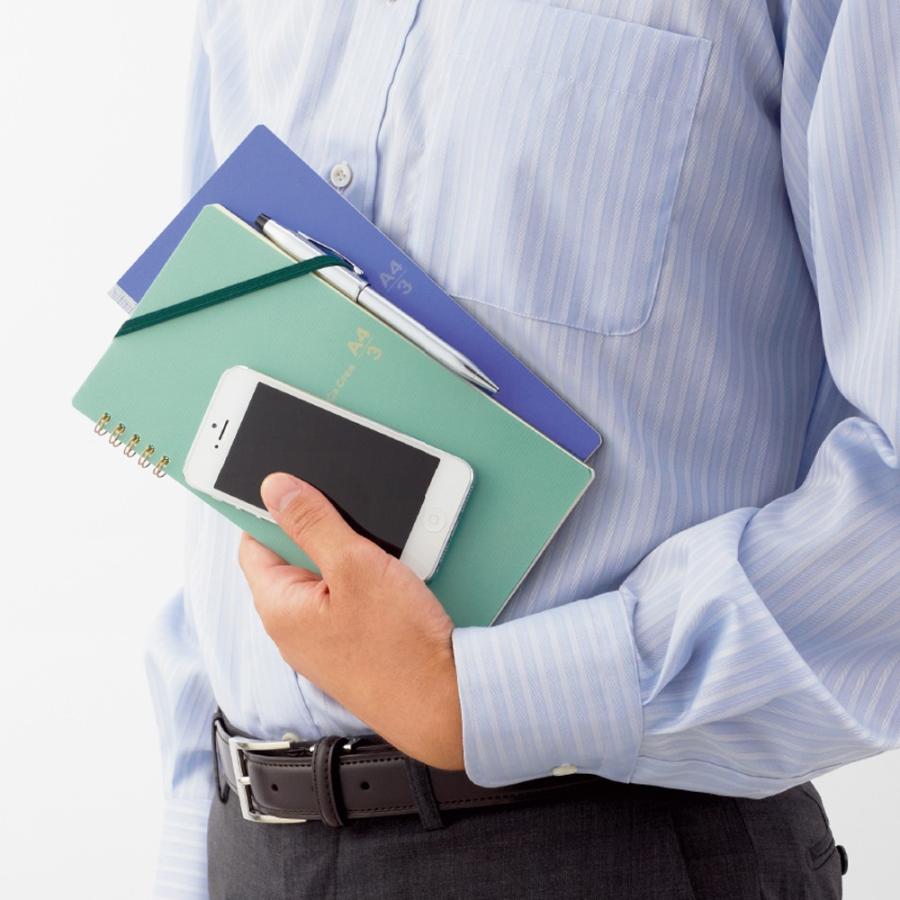 プラス(PLUS)ノート カ.クリエ ツインリング A4×1/3 方眼 5mm罫 こすもす RT-650GC 77-912 | PLUS | 04