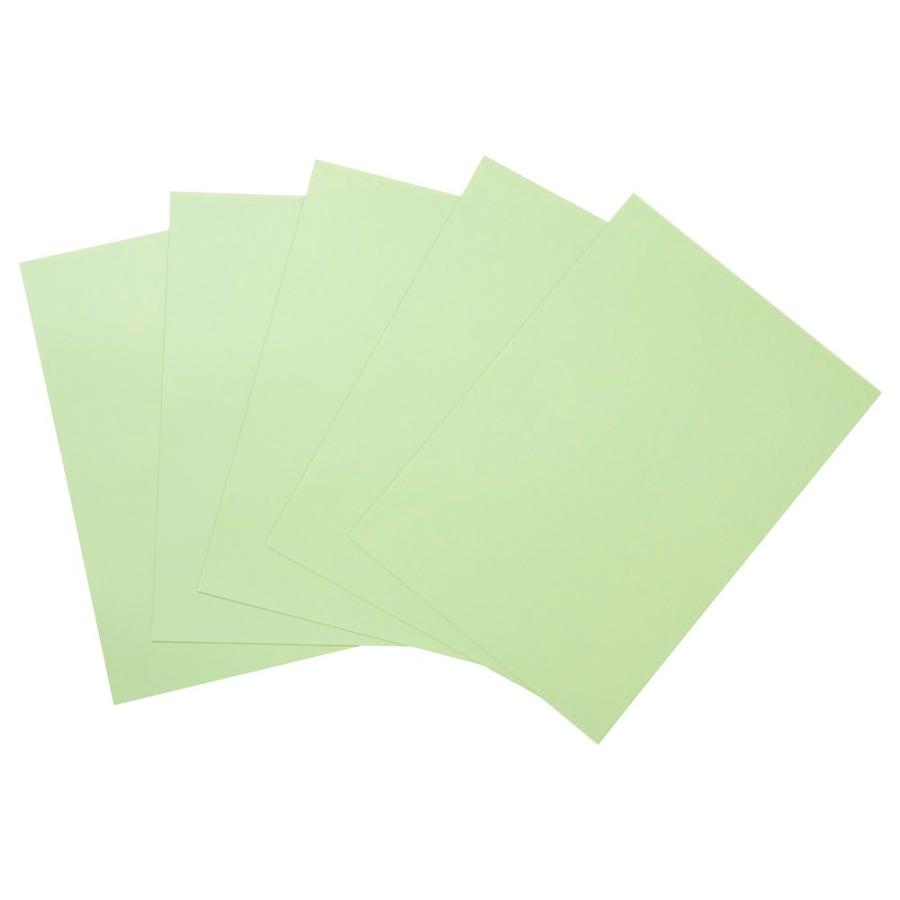 プラス(PLUS) カラーペーパー ダイオーマルチカラー A4 500枚 若草 CW-620C 86-416 | PLUS | 01