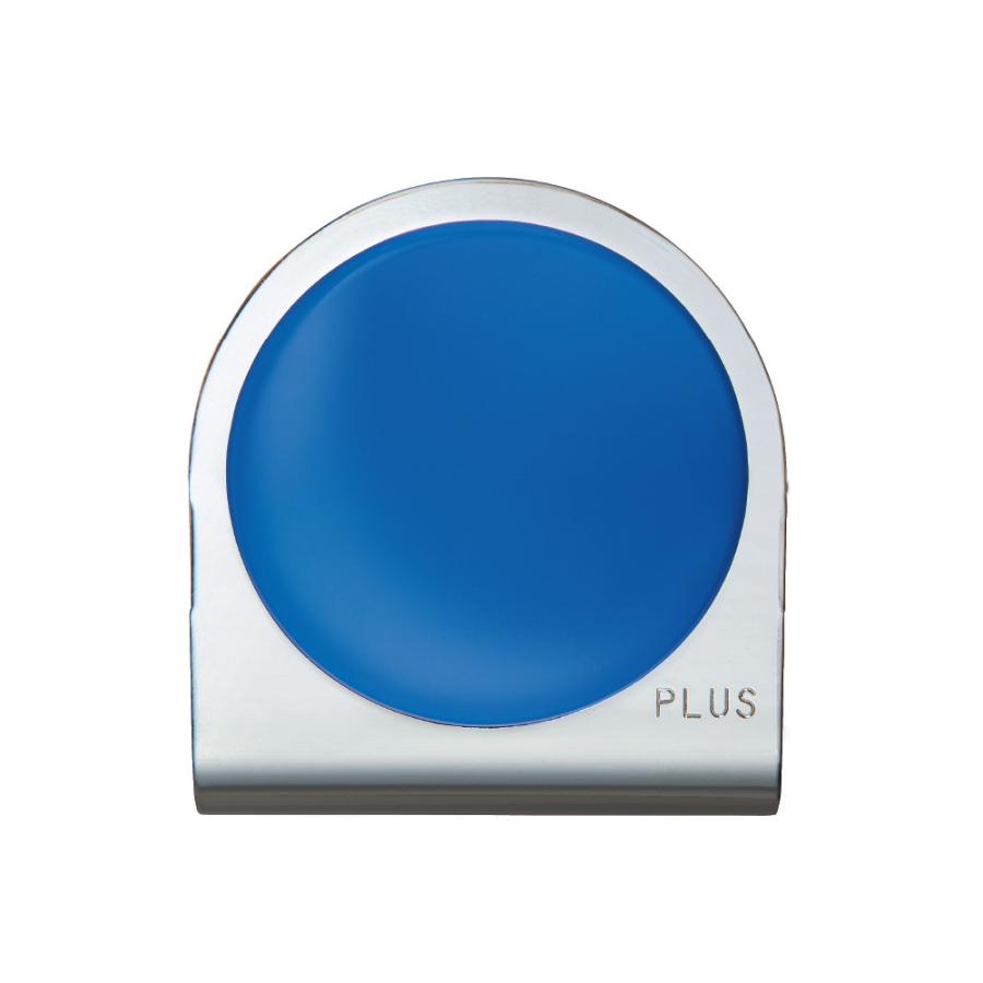 プラス(PLUS)マグネット カラーマグネットクリップ 小 ブルー　80-566 | PLUS