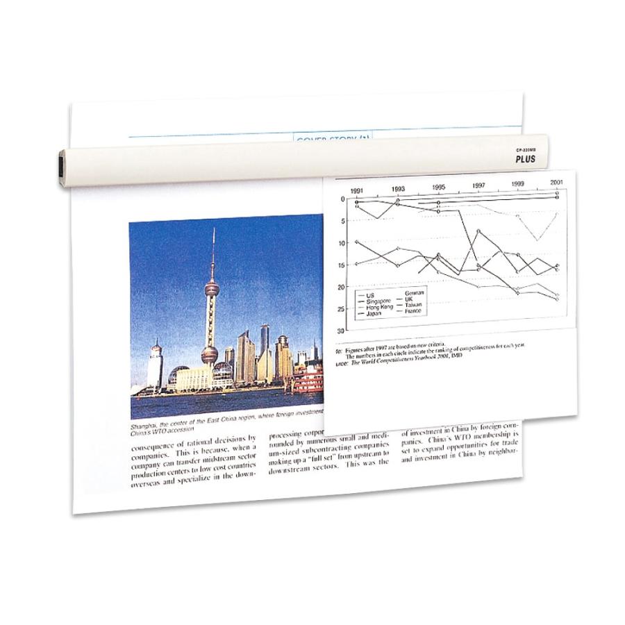 プラス(PLUS)マグネット マグネットバー 220mm ライトグレー CP-220MB 80-557 | PLUS | 02