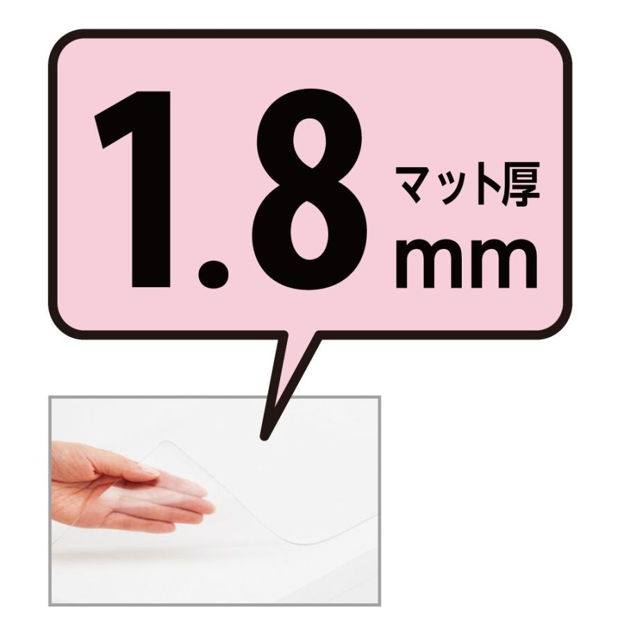 プラス(PLUS) デスクマット 片面無移行デスクマット 塩ビ クリアータイプ DM-107C 40-945 | PLUS | 02