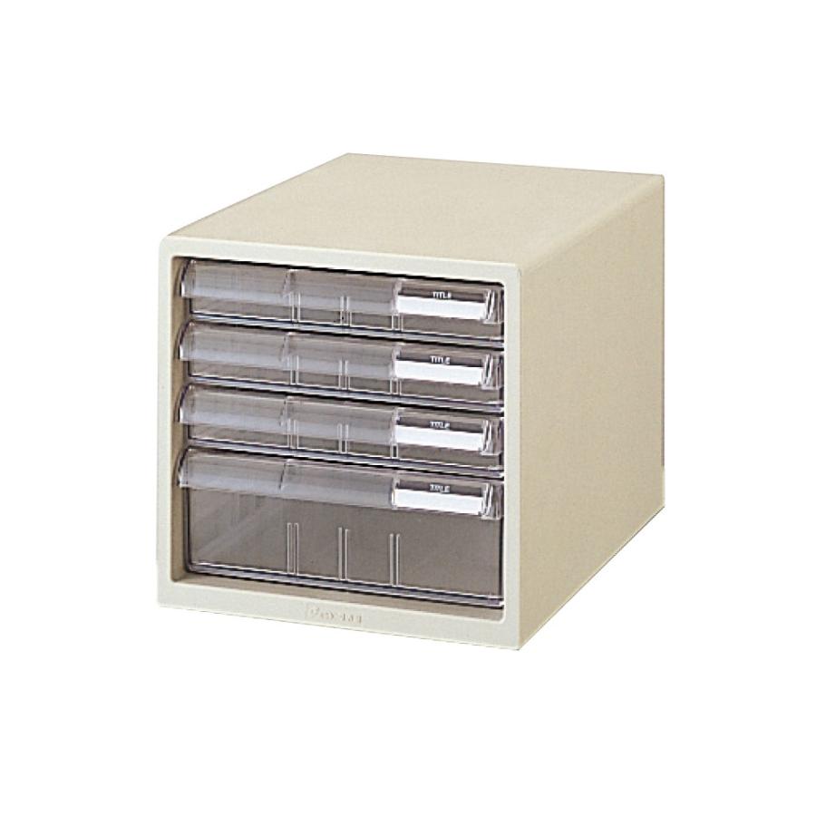 プラス(PLUS)レターケース A4判縦型 LC-Aタイプ 浅型3段・深型1段 ホワイト LC-113A　16-088 | PLUS