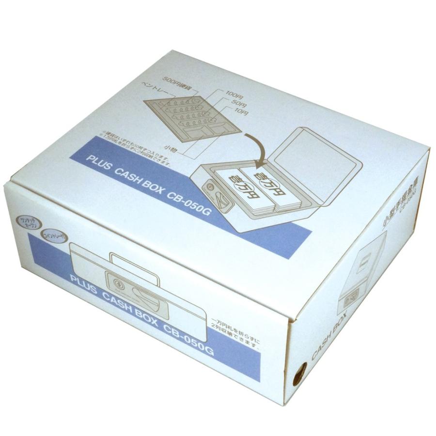 プラス(PLUS)金庫 小型 手提金庫 M エルグレー CB-050G　12-862 | PLUS | 01