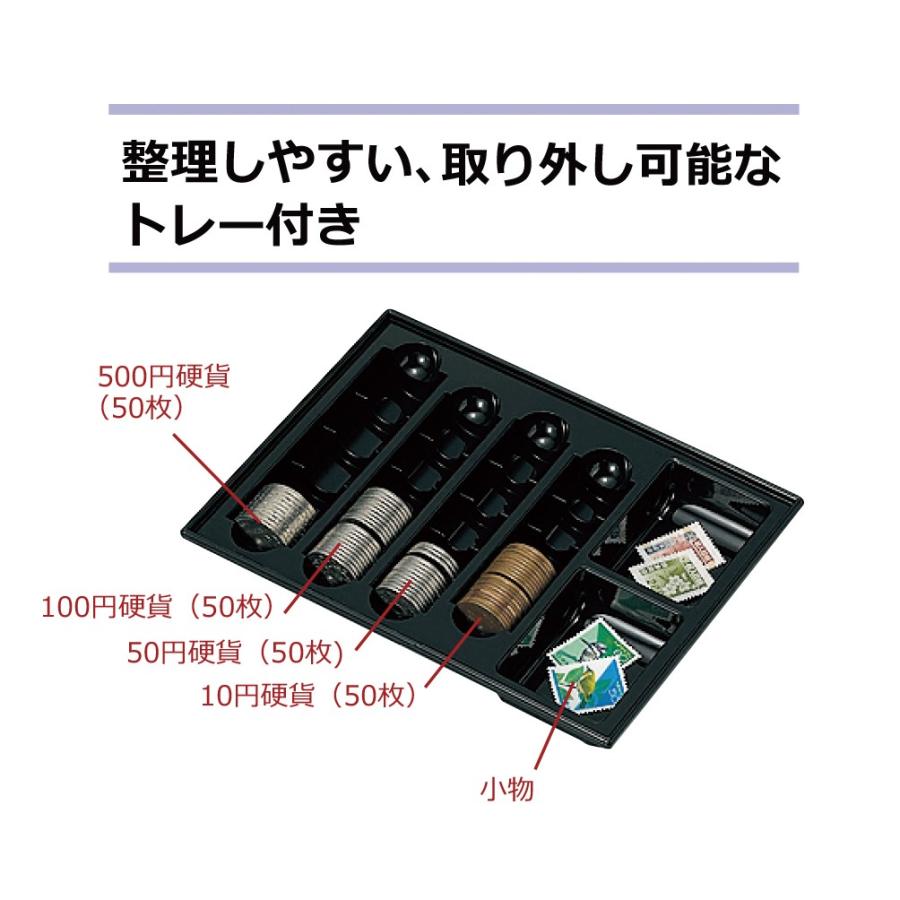 プラス(PLUS)金庫 小型 手提金庫 L ダークグレー CB-040G13-126 | PLUS | 02