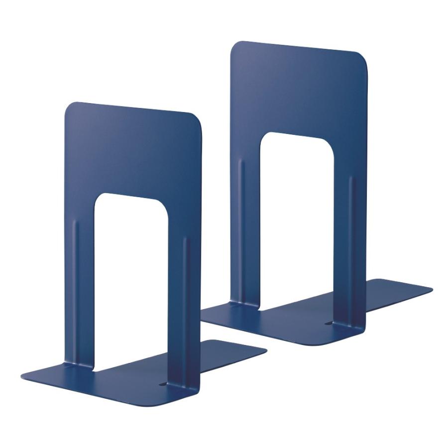 プラス(PLUS)ブックエンド 本立 Lサイズ ブルー BS-201　36-332 | PLUS