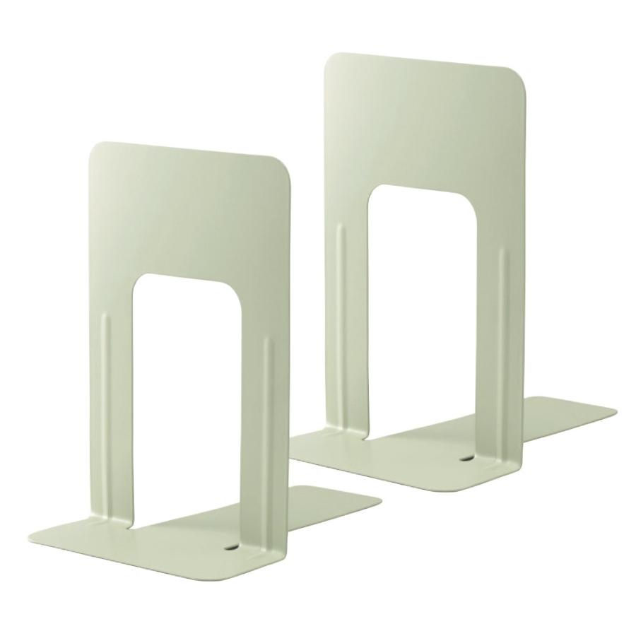 プラス(PLUS)ブックエンド 本立 Lサイズ エルグレー BS-201　36-330 | PLUS