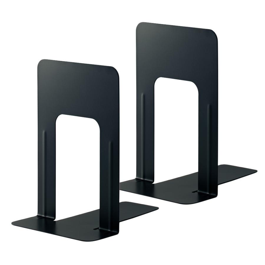 プラス(PLUS)ブックエンド 本立 Lサイズ ブラック BS-201　36-331 | PLUS