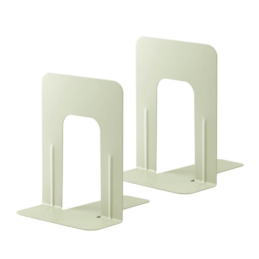 プラス(PLUS)ブックエンド 本立 Mサイズ エルグレー BS-202　36-334 | PLUS