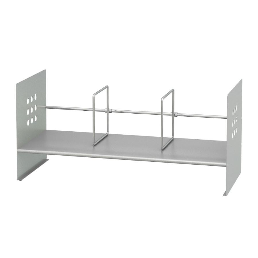 プラス(PLUS)ブックスタンド 本立 シルバー H型 BS-600H89-275 | PLUS