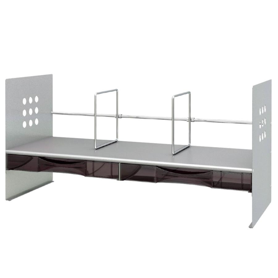 プラス(PLUS)ブックスタンド 本立 シルバー H型 BS-650HC89-264 | PLUS