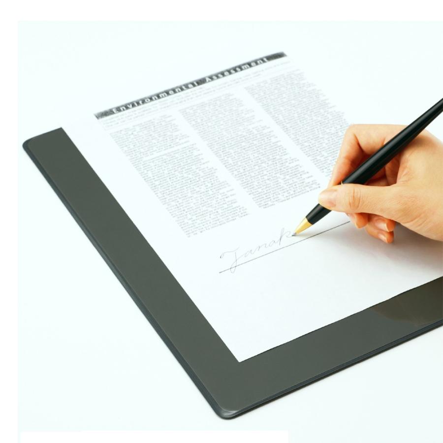 プラス PLUS 印章用品 捺印マット 大 机上サイズ グレー IS-212 37-047 21x0.3x30cm | PLUS | 03