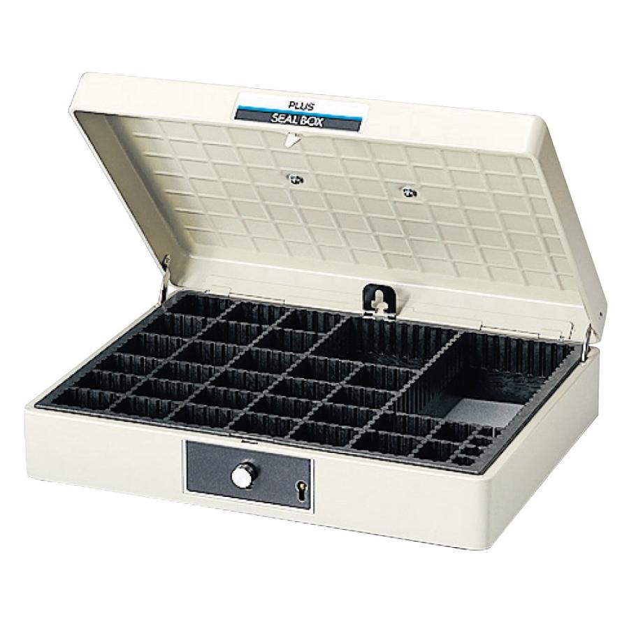 プラス(PLUS)スチール印箱 シールボックス 特大 科目印収容数252 SB-00137-160 | PLUS