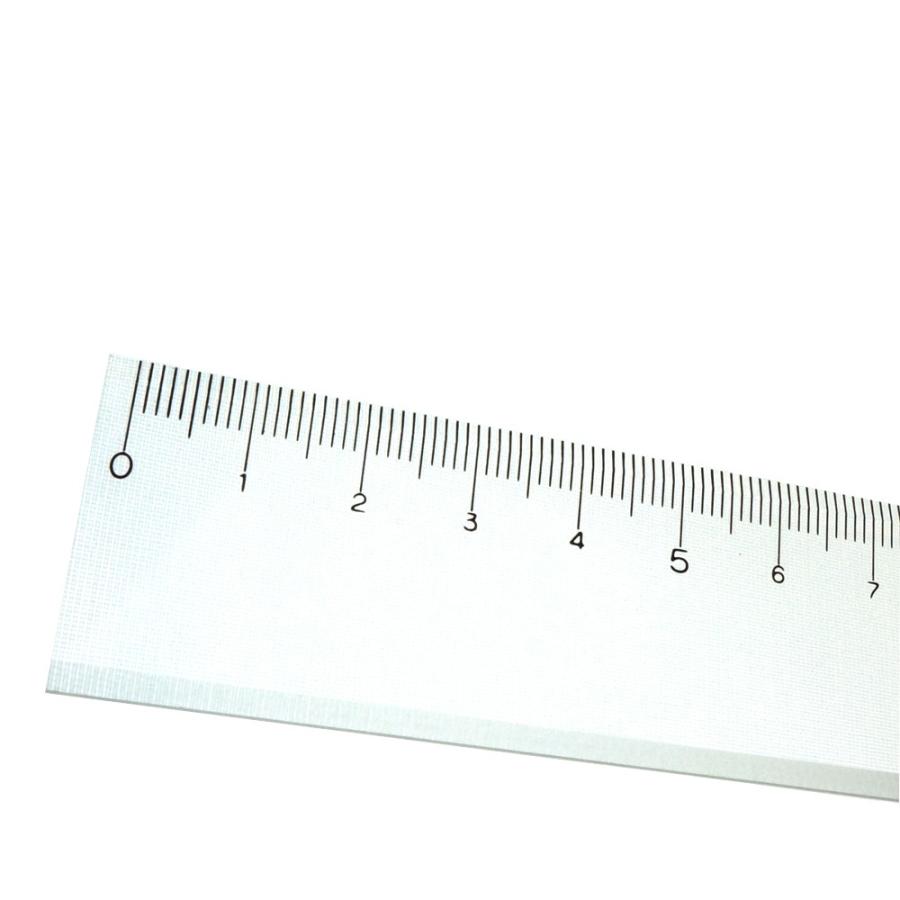 プラス(PLUS)定規 再生PET直定規 20cm 規格：20×2 透明　47-188 | PLUS | 01