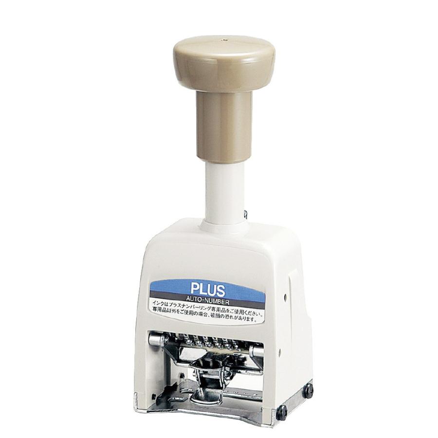 プラス(PLUS)ナンバーリング スタンプ 6桁 7様式 AD型 A字体 IJ-067AD　30-562 | PLUS
