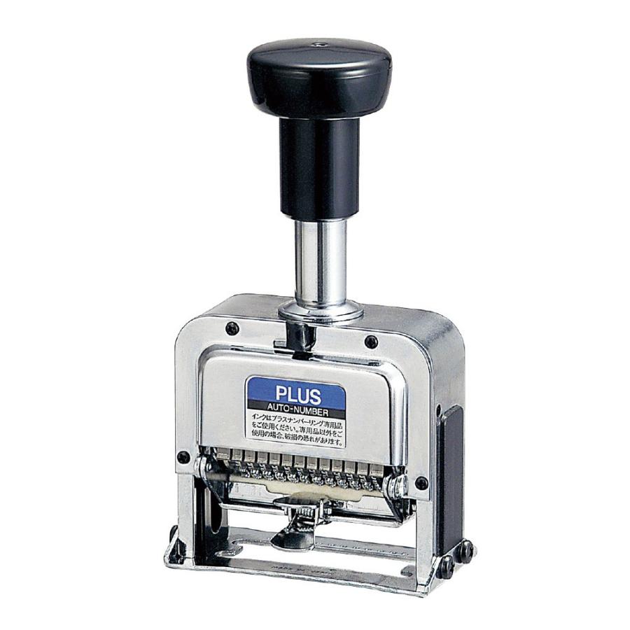 プラス(PLUS)ナンバーリング スタンプ 12桁 3様式 S型 A字体 IJ-123S30-694 | PLUS