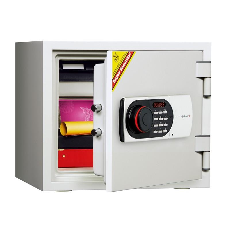 デジタルテンキー式耐火・耐水金庫 119EN88WR A4対応 HOME SAFE＜家庭用耐火金庫＞ 1時間耐火 容量19L ディプロマット・ジャパン | 