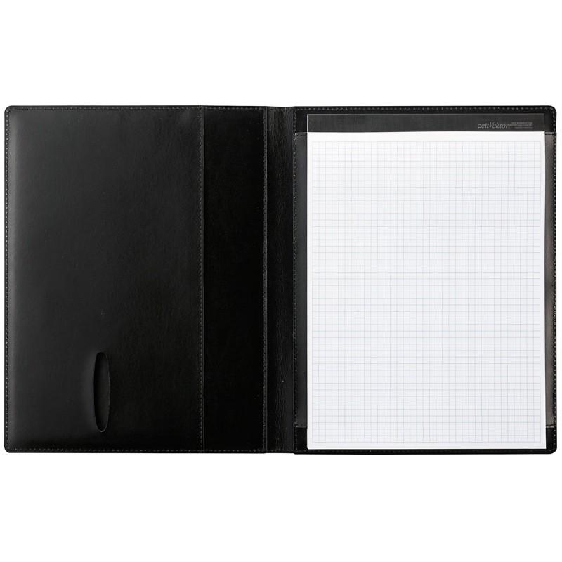 レイメイ藤井(Raymay) zeitVektor＜ツァイトベクター＞ レポートパッド A4　（再生皮革製）　ブラック ZVP701B |  | 01