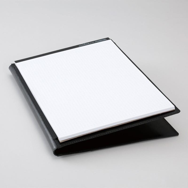 レイメイ藤井(Raymay) zeitVektor＜ツァイトベクター＞ レポートパッド A4　（再生皮革製）　ブラック ZVP701B |  | 02
