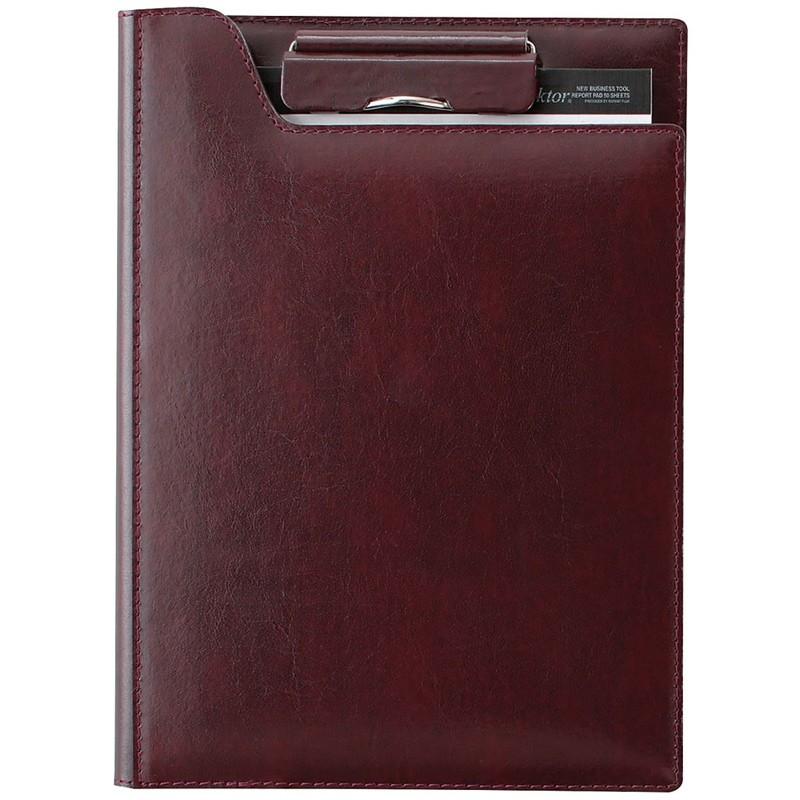 レイメイ藤井(Raymay) zeitVektor＜ツァイトベクター＞ クリップファイル A5 （再生皮革製） ワイン ZVF605Z | 