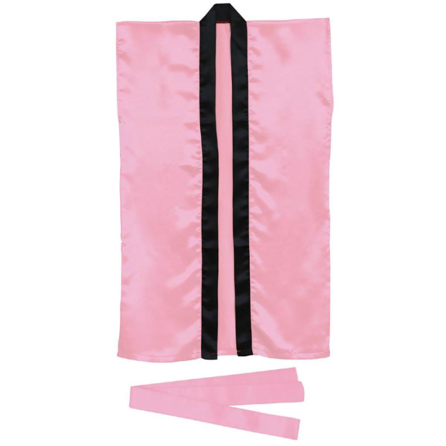 アーテック サテンロングハッピ 桃 S(ハチマキ付) #1144 運動会 発表会 イベント ハッピ | ブランド登録なし