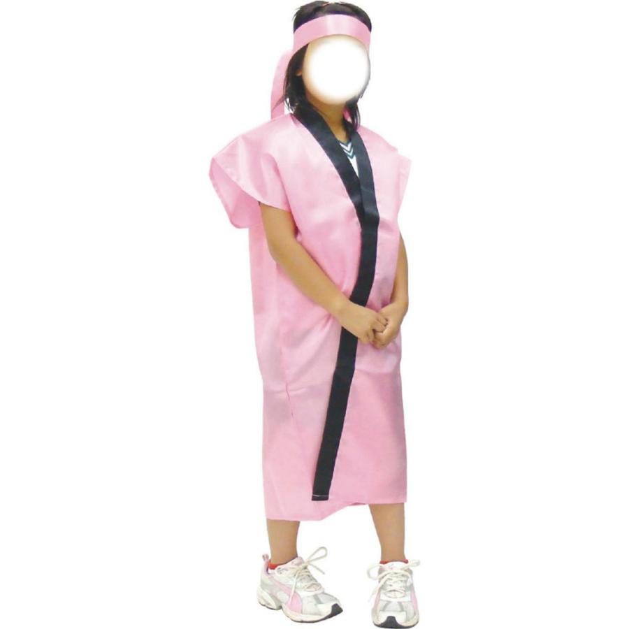 アーテック サテンロングハッピ 桃 S(ハチマキ付) #1144 運動会 発表会 イベント ハッピ | ブランド登録なし | 01