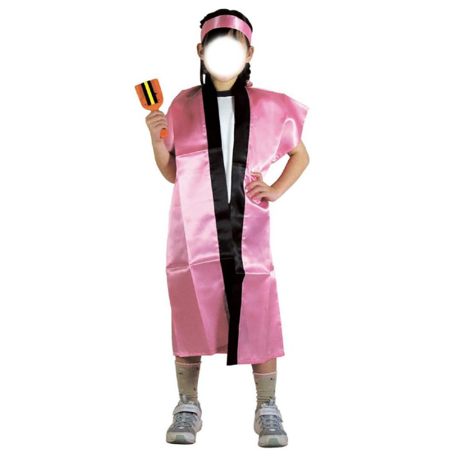 アーテック サテンロングハッピ 桃 S(ハチマキ付) #1144 運動会 発表会 イベント ハッピ | ブランド登録なし | 03