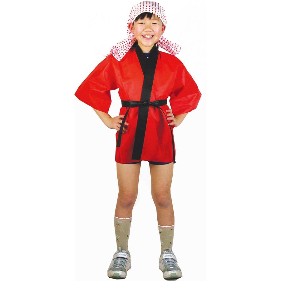 Artec(アーテック) カラー不織布ハッピ 子供用 J 赤 #1288 |  | 01