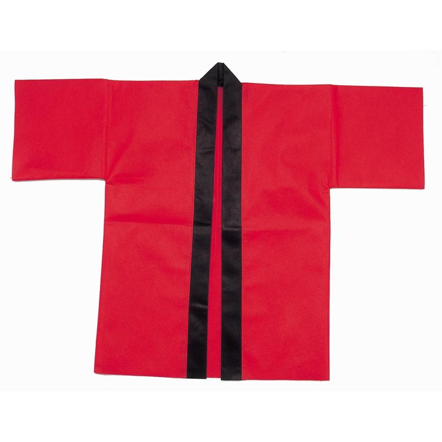 Artec(アーテック) カラー不織布ハッピ 子供用 S 赤 #1295 | 