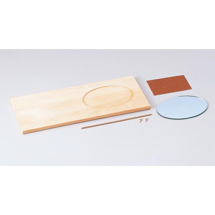 Artec(アーテック) 木彫鏡かざり(しな)鏡付 #30580 |  | 01