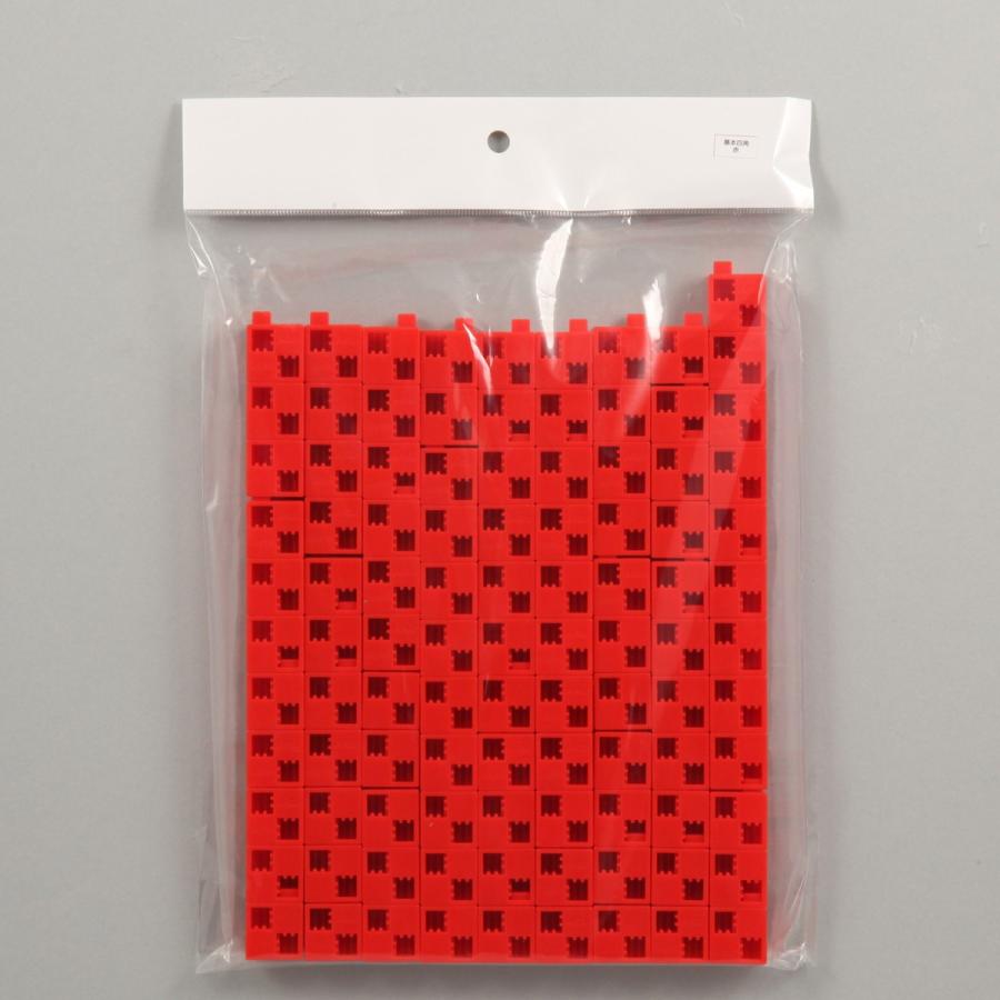 Artec(アーテック) アーテックブロック 基本四角 100P 赤 #77840 | 