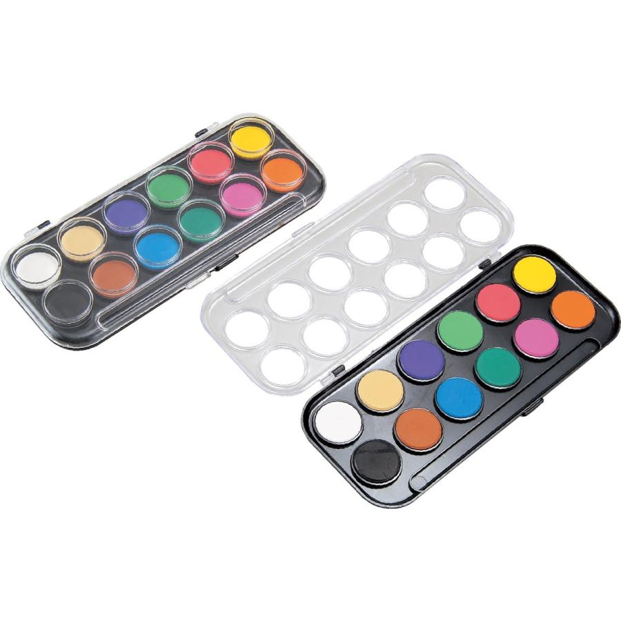 Artec(アーテック) A&B 固形水彩絵具 12色セット #111450 |  | 01