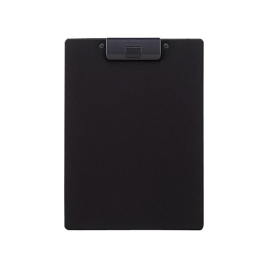 【欠品中：納期未定 入荷次第発送】LIHIT LAB.＜リヒトラブ＞ クリップボード＜捺印対応＞　A-2980-24ブラック　A4 タテ型 | 